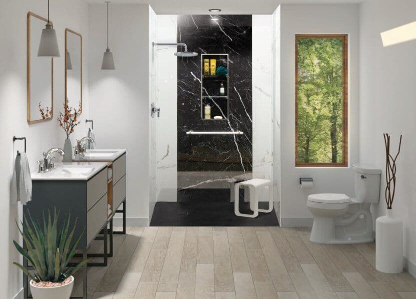 Comparing-Shower-Curtains-and-Shower-doors