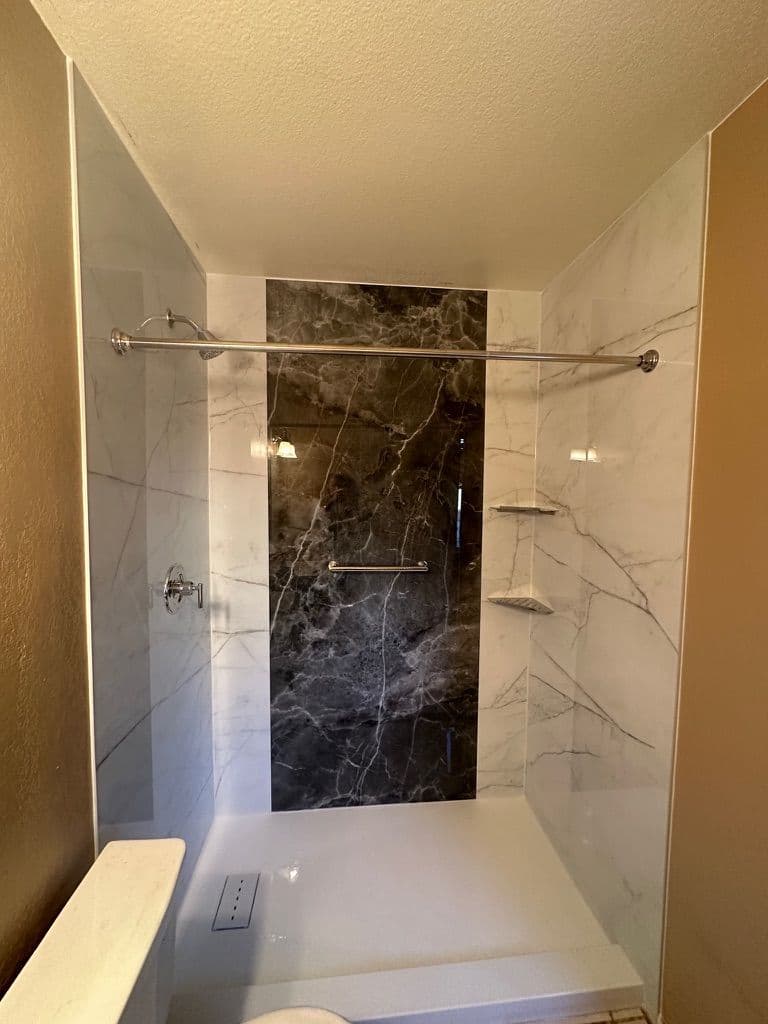 walk in showers