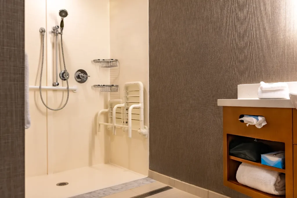 accessible walk-in shower